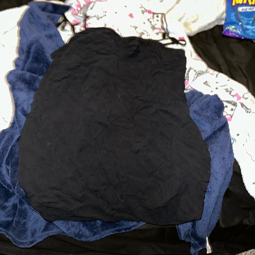 black sundress, fair condition, size XL